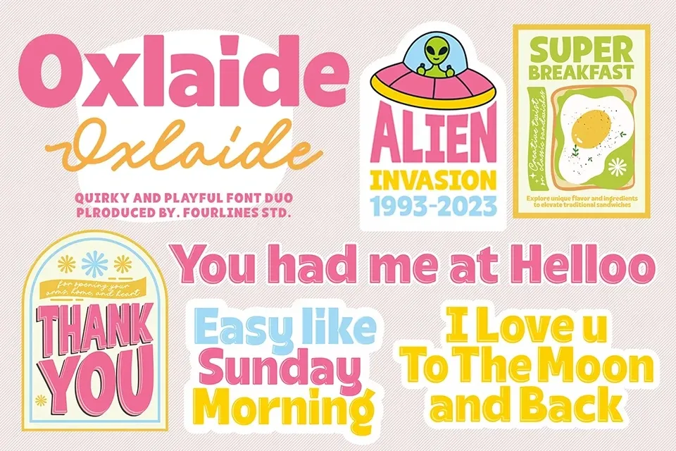 Oxlaide font download