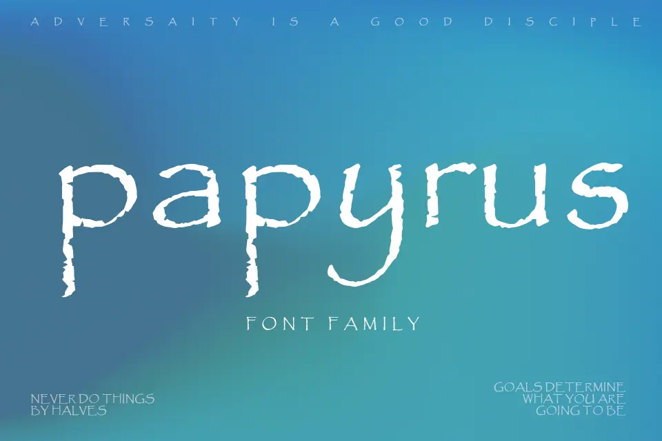 Papyrus Font - Free Download & Preview | Deefont