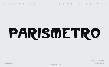 Paris Metro Font