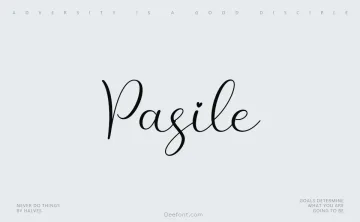 Pasile Font