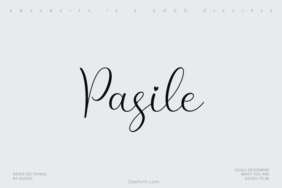 Pasile Font