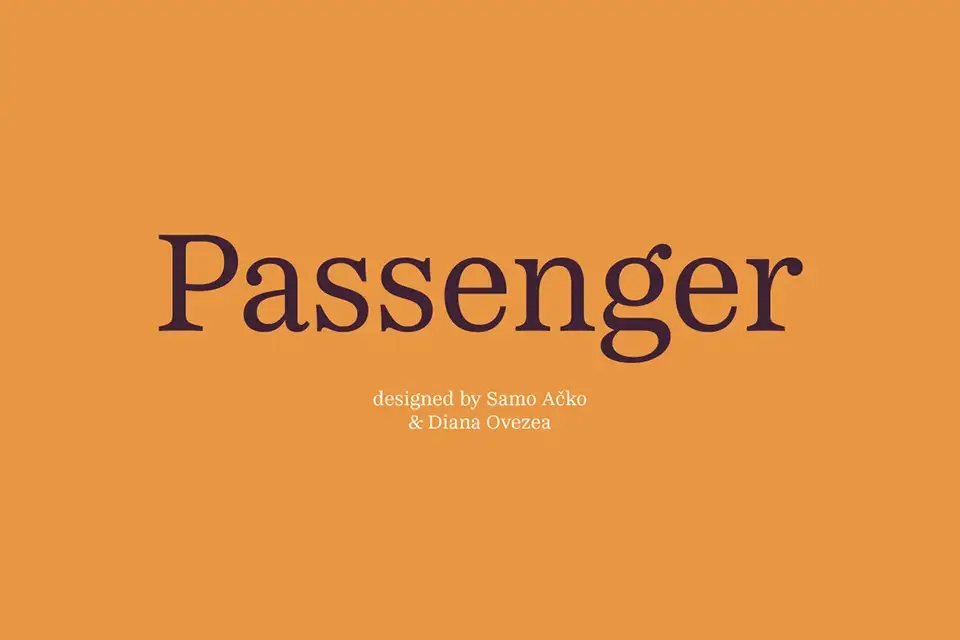 Passenger Serif Font Family