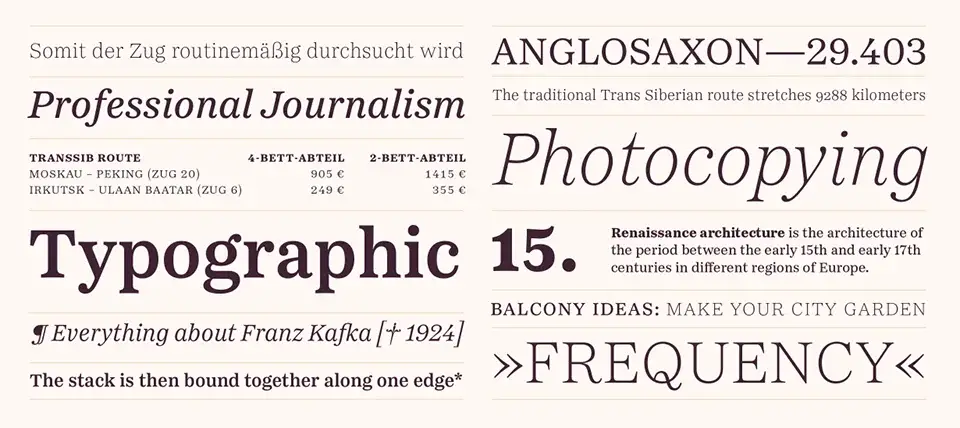 Passenger Serif Font Family