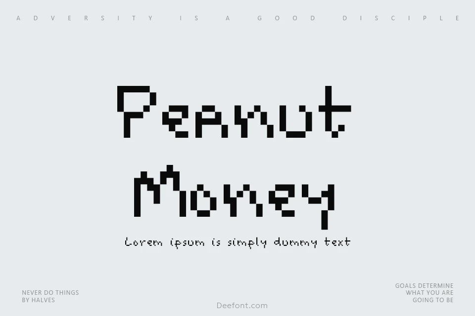 Peanut Money Font