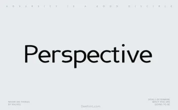 Perspective Sans Font Family