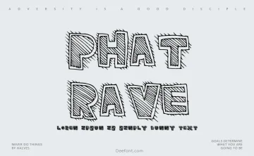 Phat Rave Font