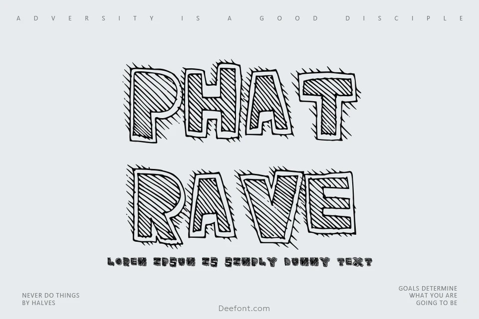 Phat Rave Font