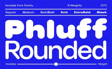 Phluff Font Family