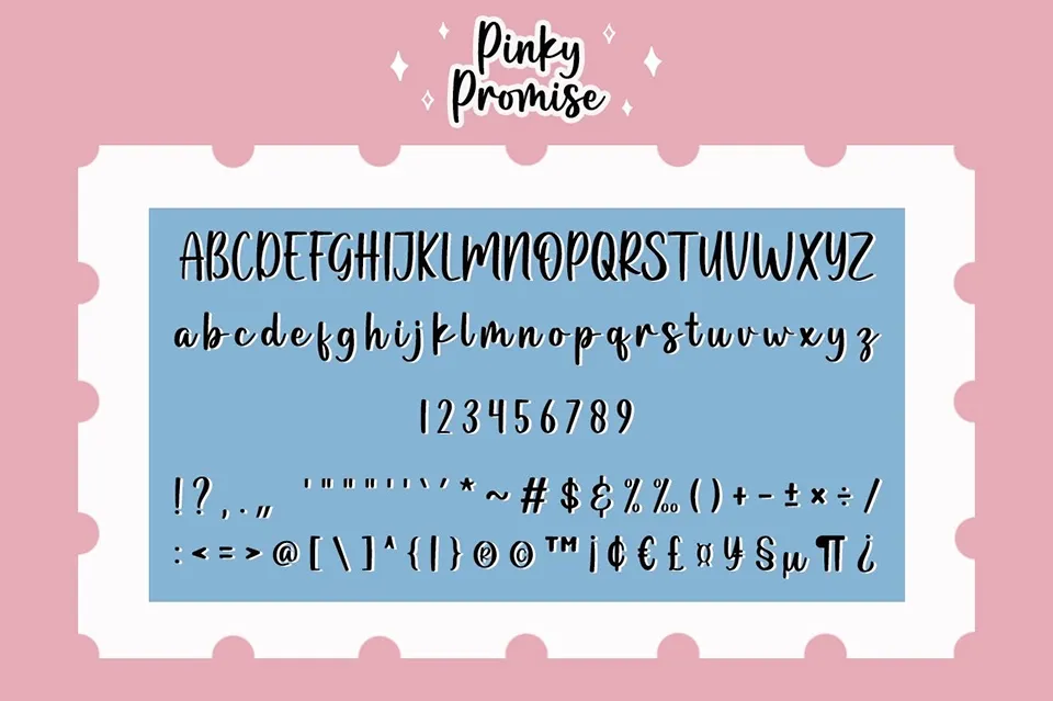 Pinky Promise Font