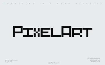 Pixel-Art Font