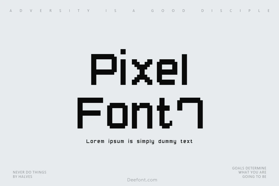 Pixel Font7 Font