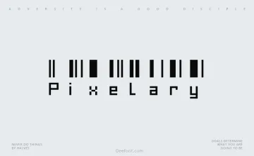 Pixelary Font