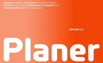 Planer Font Family