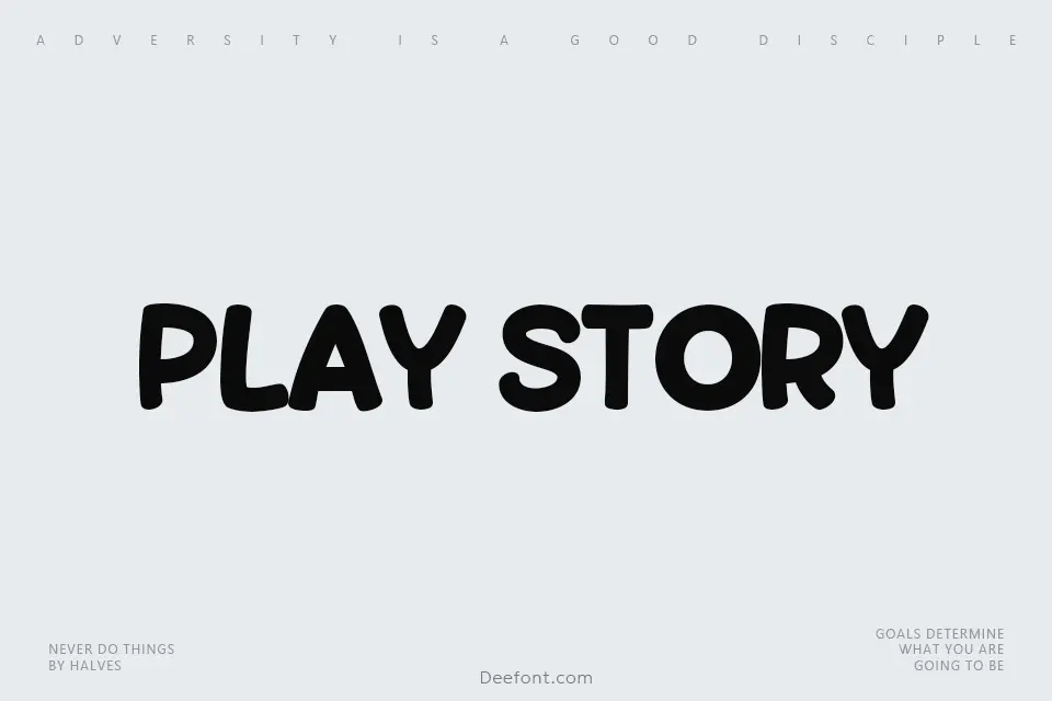 Play Story Font