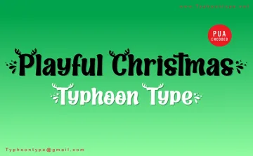 Playful Christmas Font