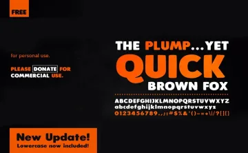 Plump Font