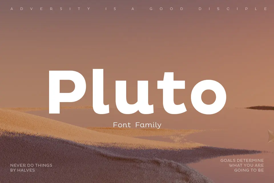 Pluto Font Family