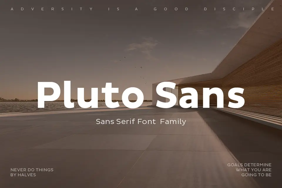 Pluto Sans Font Family