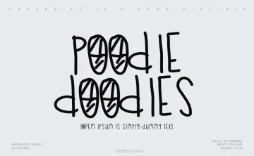 Poodle Doodles Font