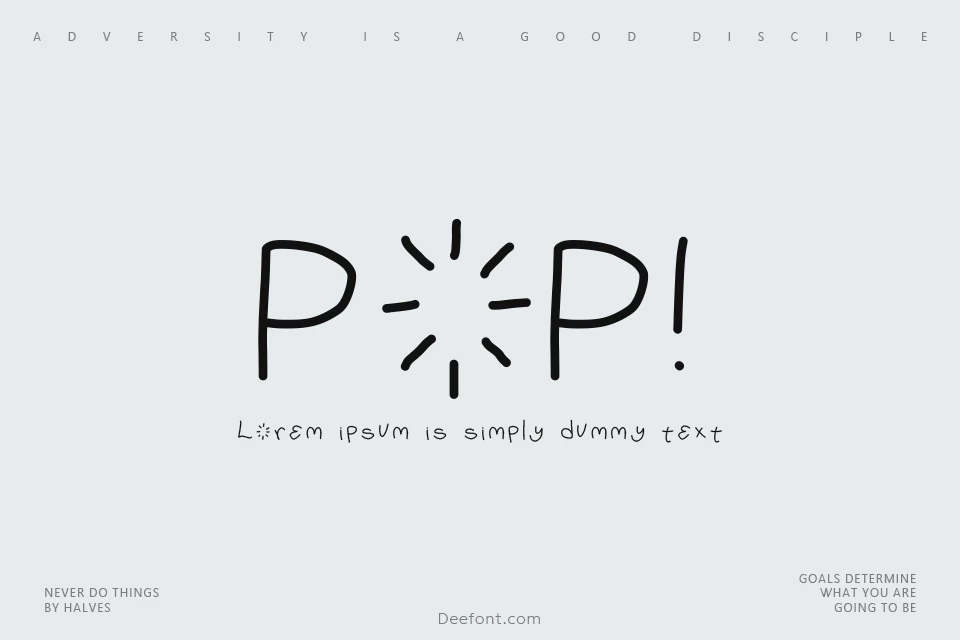 Pop! Font