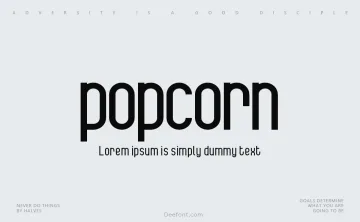 Popcorn Sandwich Font