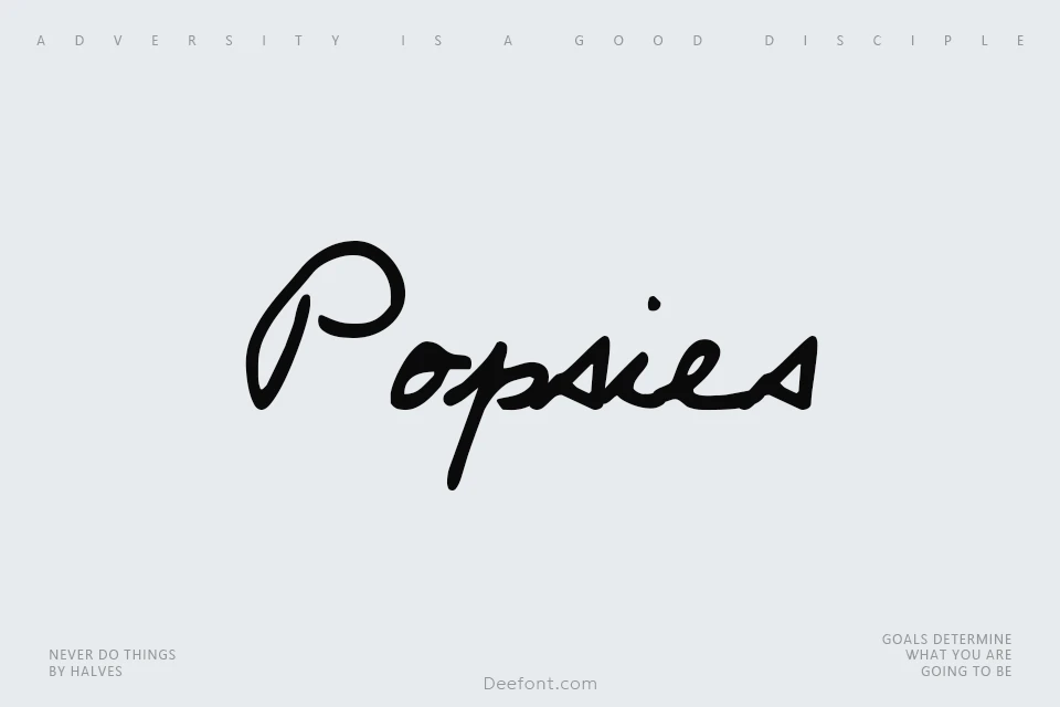 Popsies Font