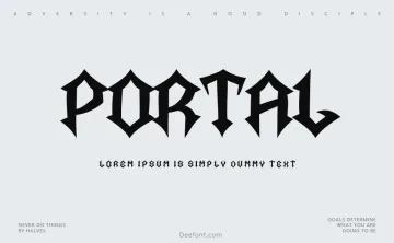 Portal Font