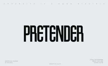 Pretender Font