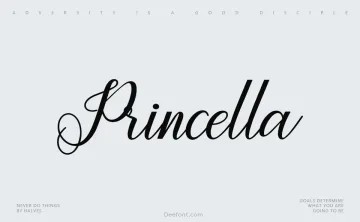 Princella Script Font