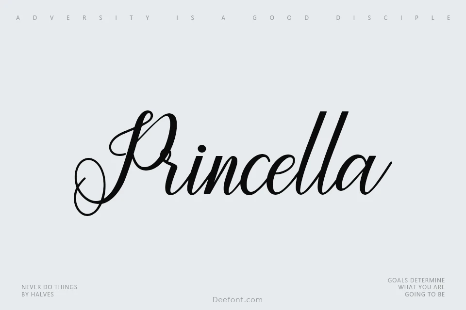 Princella Script Font