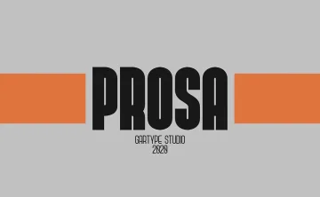 Prosa GT Font Family