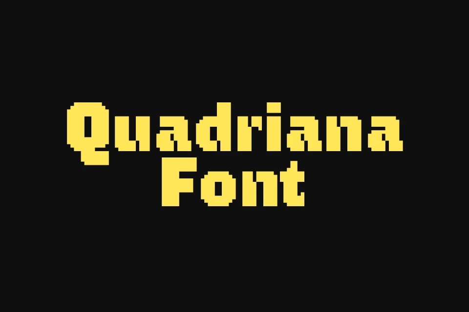 quadriana font download
