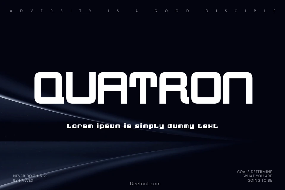 Quatron Font