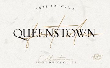 Queenstown Signature Font