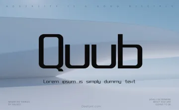 Quub Font Family