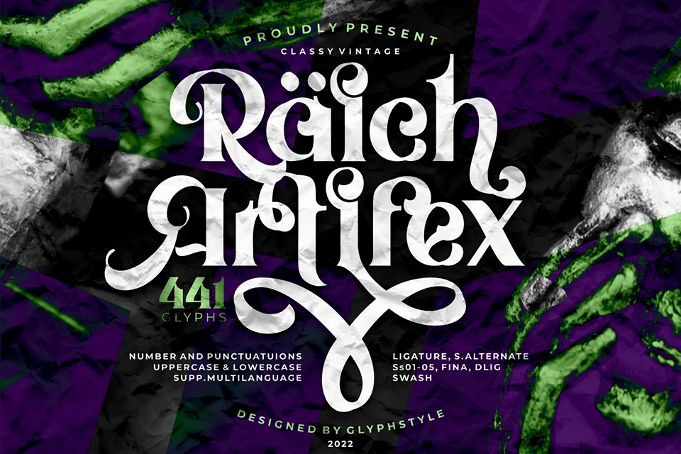 raich artifex font download