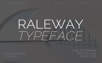 Raleway Font Family