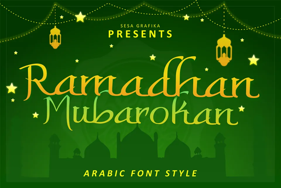 ramadhan mubarokan font download