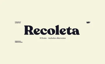 Recoleta Font Family