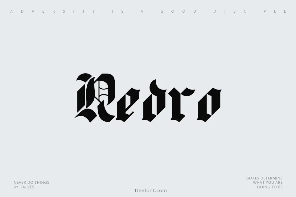 Redro Font Family