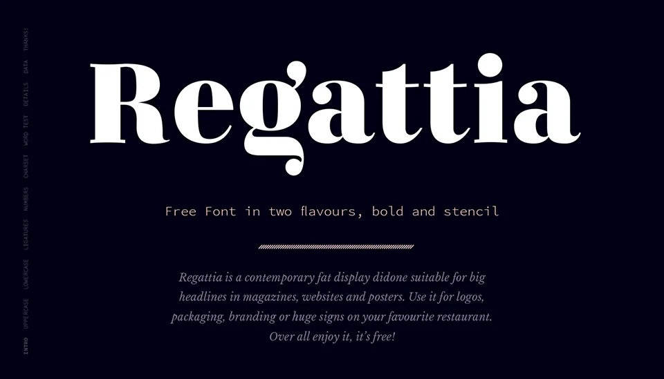 regattia font download