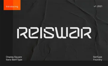 Reiswar Font