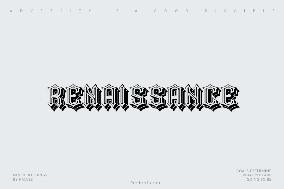 Renaissance Font