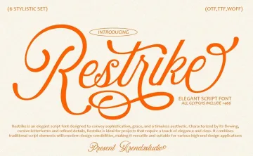 Restrike Font