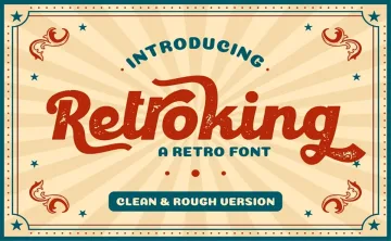 Retroking Font