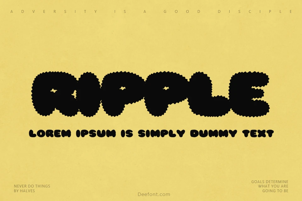 Ripple Font