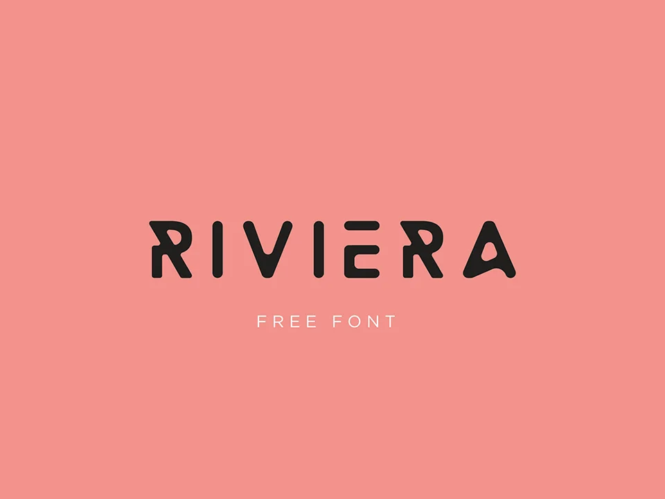 riviera display font download