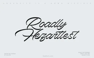 Roadly Hezarttest Font