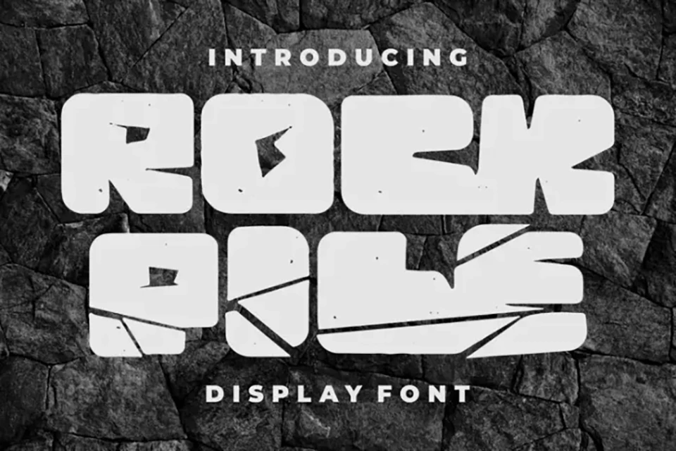 rock pile font download