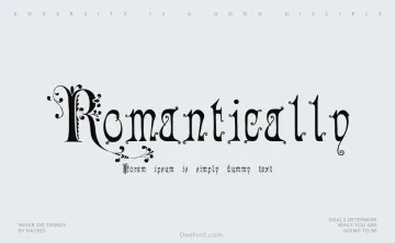 Romantically Yours Font